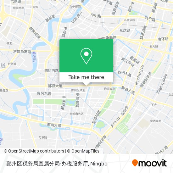 鄞州区税务局直属分局-办税服务厅 map