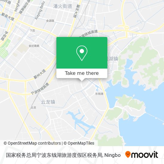 国家税务总局宁波东钱湖旅游度假区税务局 map