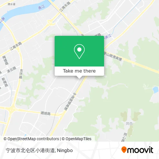宁波市北仑区小港街道 map