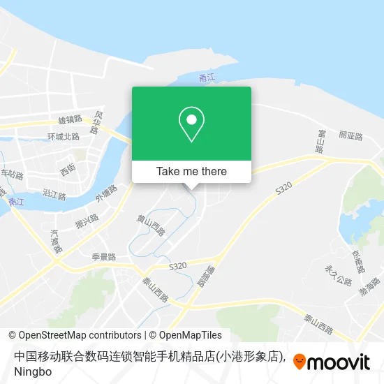 中国移动联合数码连锁智能手机精品店(小港形象店) map