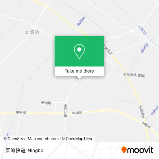 圆通快递 map