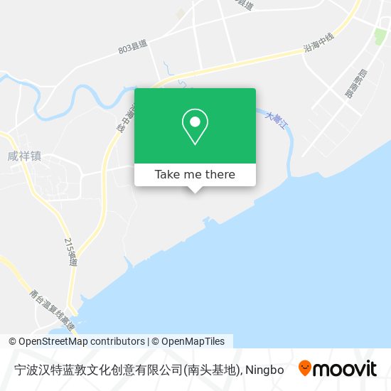 宁波汉特蓝敦文化创意有限公司(南头基地) map