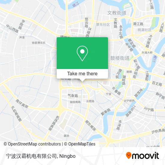 宁波汉霸机电有限公司 map