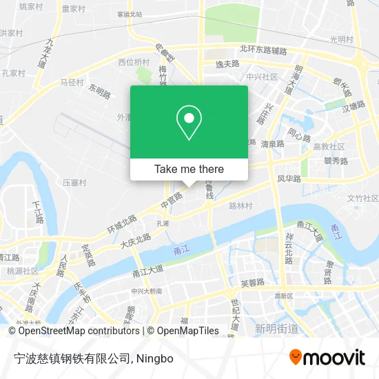 宁波慈镇钢铁有限公司 map