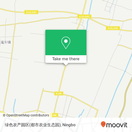 绿色农产园区(都市农业生态园) map