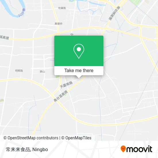常来来食品 map