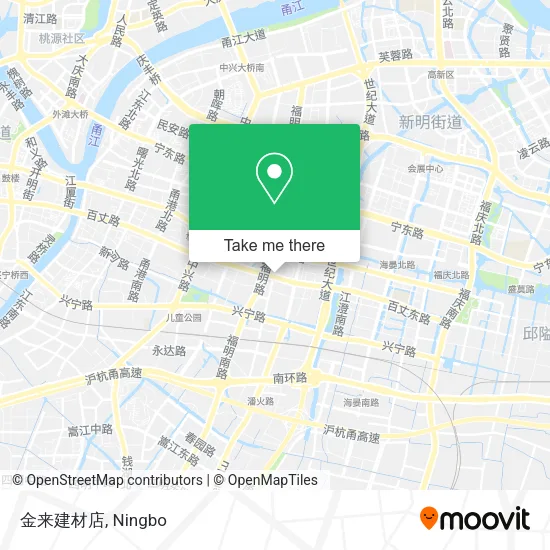 金来建材店 map