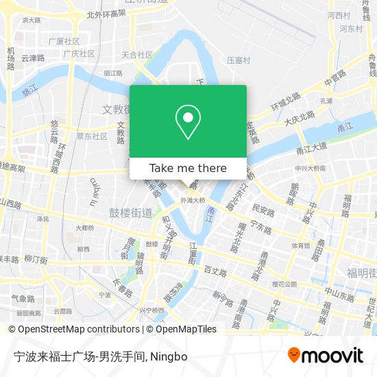 宁波来福士广场-男洗手间 map