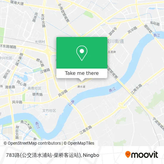 783路(公交清水浦站-柴桥客运站) map