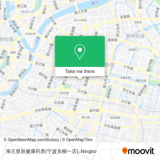 海王星辰健康药房(宁波东柳一店) map