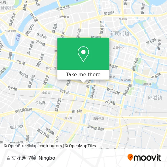 百丈花园-7幢 map