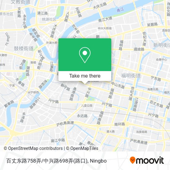 百丈东路758弄/中兴路698弄(路口) map