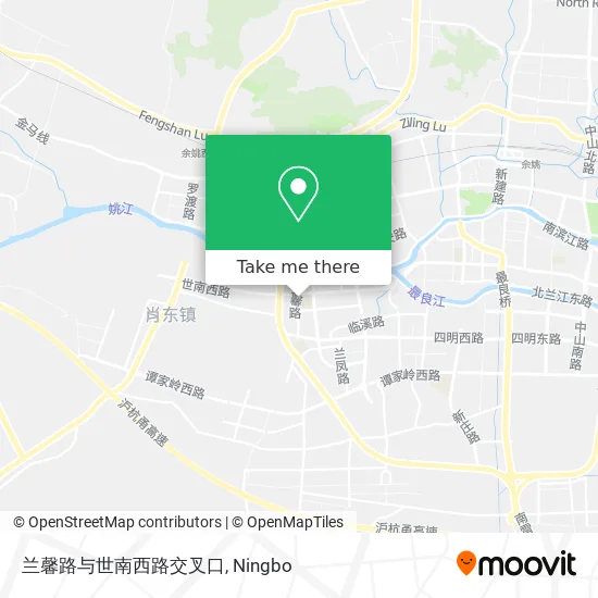 兰馨路与世南西路交叉口 map