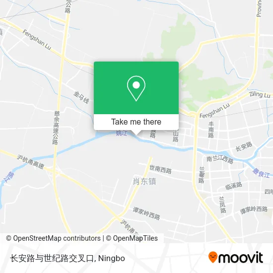 长安路与世纪路交叉口 map