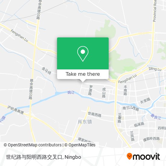 世纪路与阳明西路交叉口 map