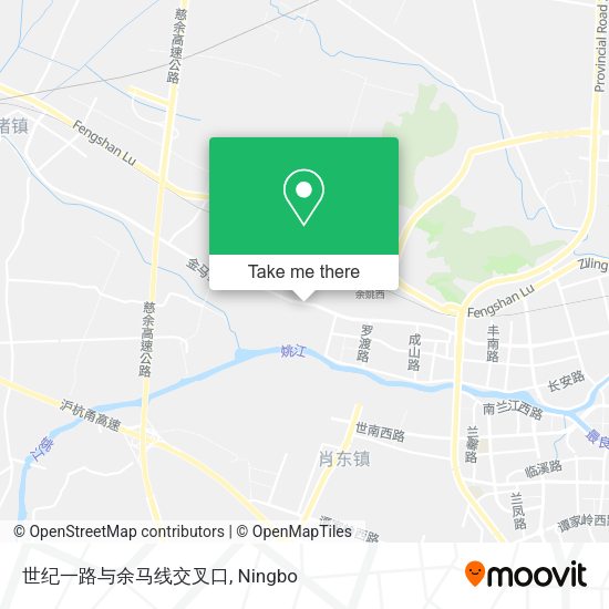 世纪一路与余马线交叉口 map
