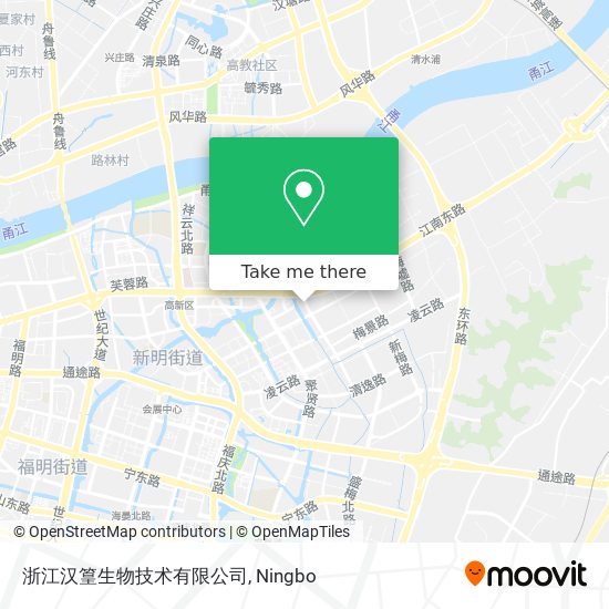 浙江汉篁生物技术有限公司 map