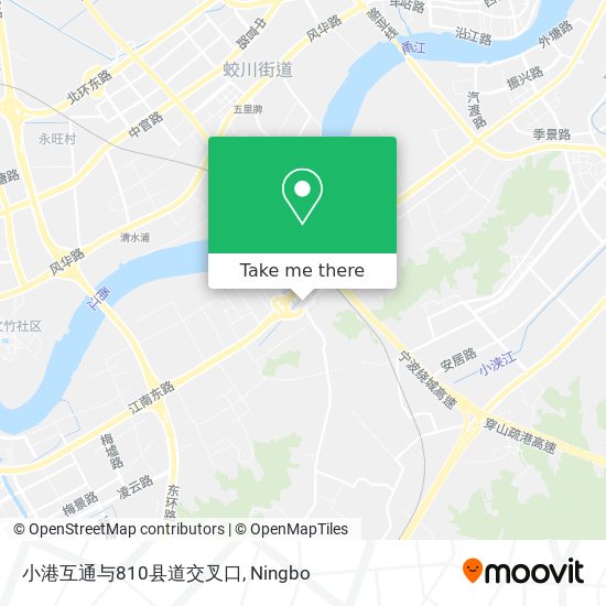 小港互通与810县道交叉口 map