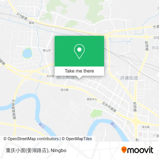 重庆小面(姜湖路店) map
