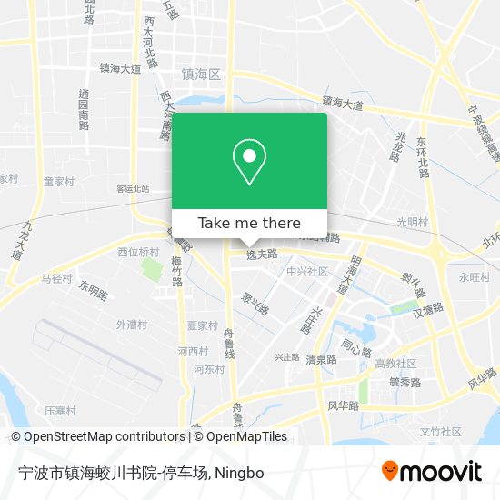 宁波市镇海蛟川书院-停车场 map