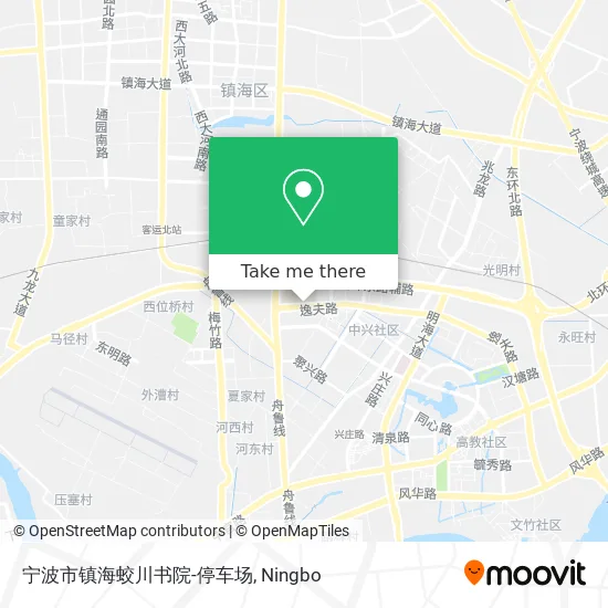 宁波市镇海蛟川书院-停车场 map