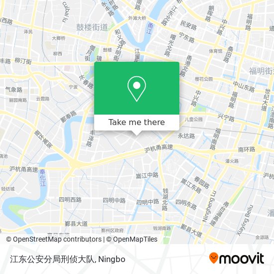 江东公安分局刑侦大队 map