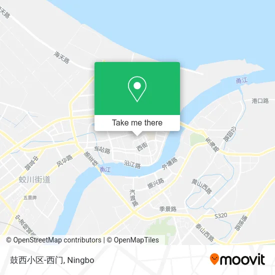 鼓西小区-西门 map