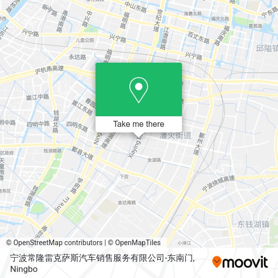 宁波常隆雷克萨斯汽车销售服务有限公司-东南门 map