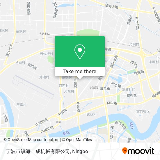 宁波市镇海一成机械有限公司 map