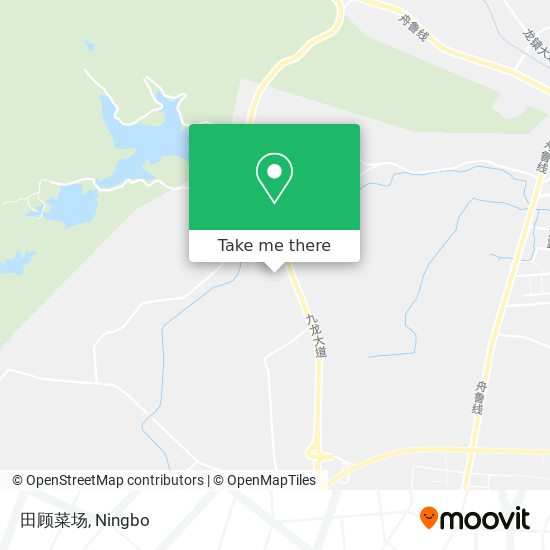 田顾菜场 map
