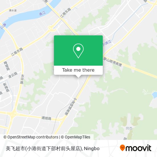 美飞超市(小港街道下邵村前头屋店) map