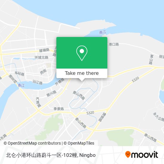北仑小港环山路蔚斗一区-102幢 map
