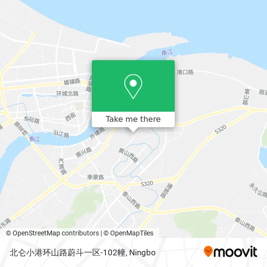 北仑小港环山路蔚斗一区-102幢 map