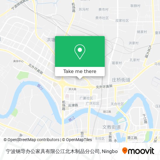 宁波钢导办公家具有限公江北木制品分公司 map