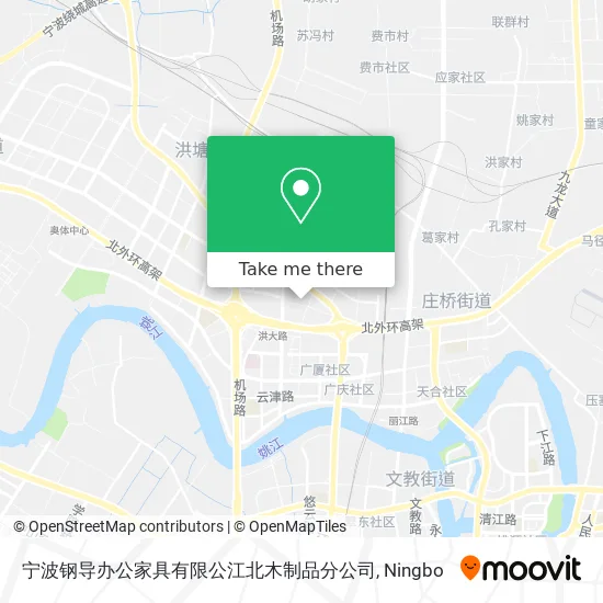 宁波钢导办公家具有限公江北木制品分公司 map