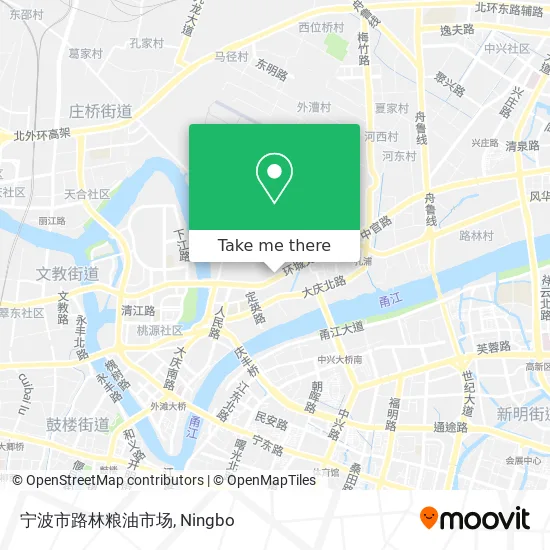 宁波市路林粮油市场 map