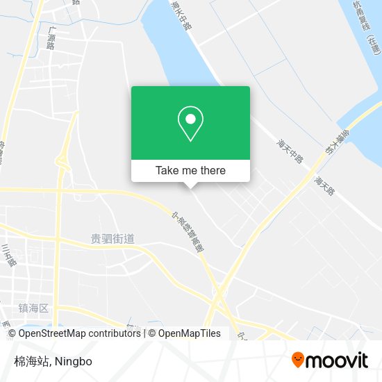 棉海站 map