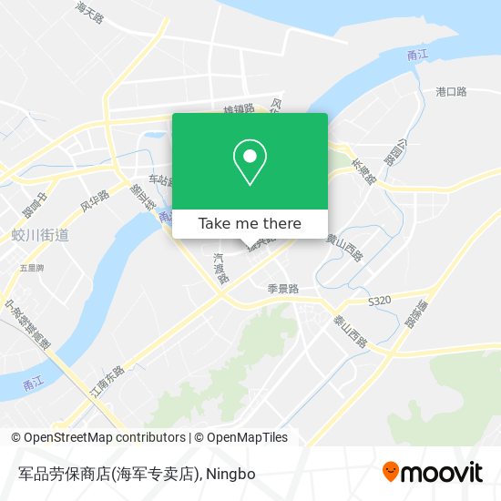 军品劳保商店(海军专卖店) map