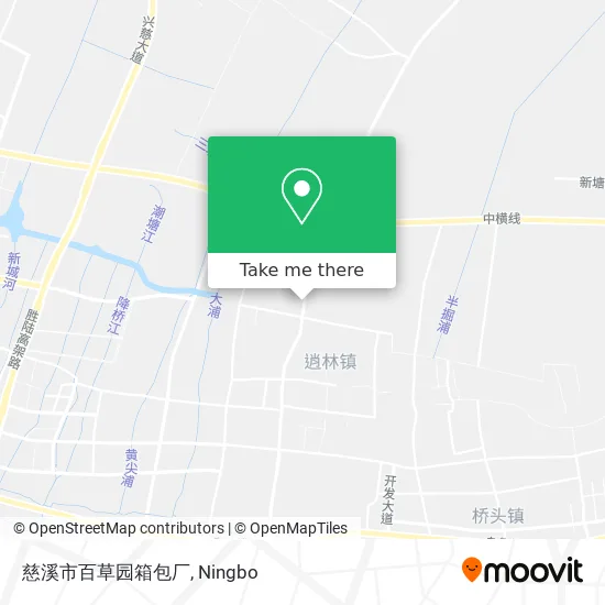 慈溪市百草园箱包厂 map
