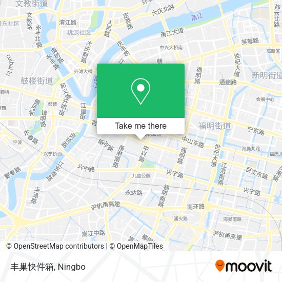 丰巢快件箱 map