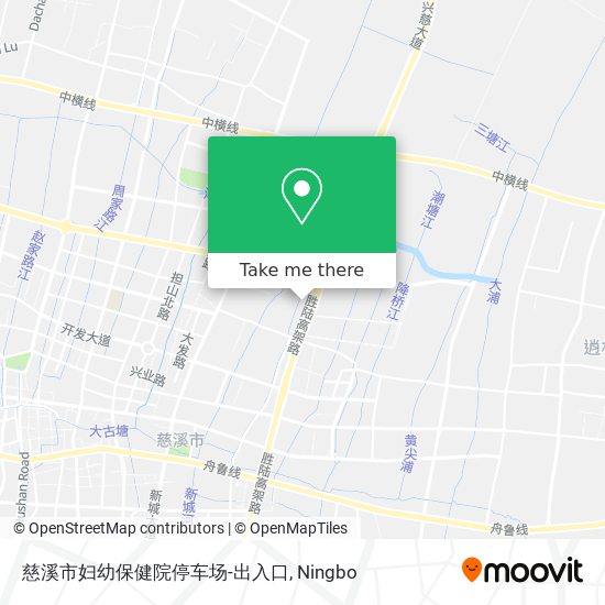 慈溪市妇幼保健院停车场-出入口 map