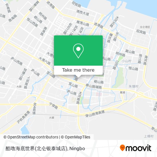 酷噜海底世界(北仑银泰城店) map