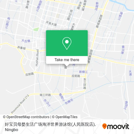 好宝贝母婴生活广场海洋世界游泳馆(人民医院店) map