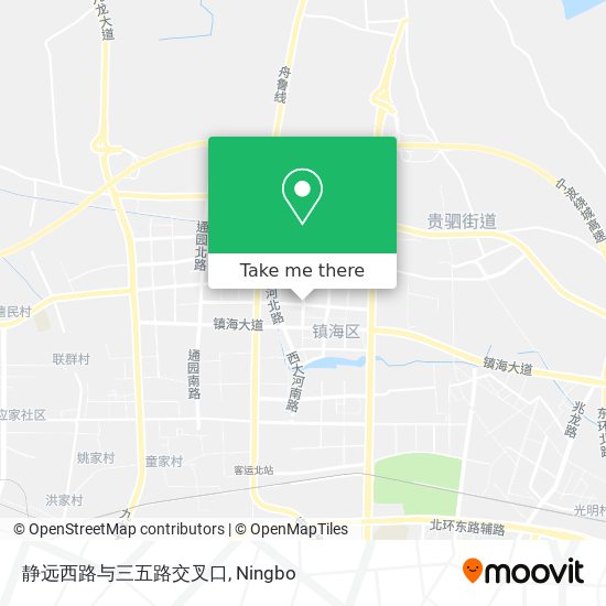 静远西路与三五路交叉口 map
