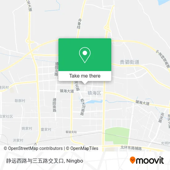静远西路与三五路交叉口 map