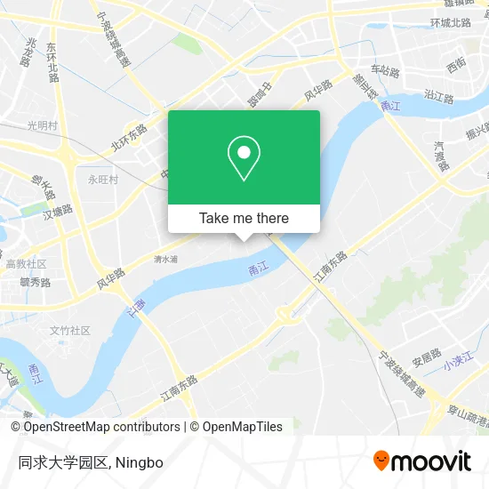 同求大学园区 map