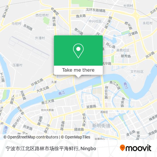 宁波市江北区路林市场徐平海鲜行 map