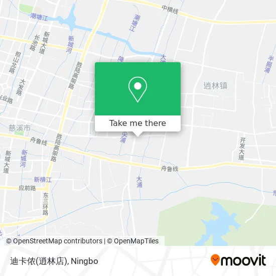 迪卡侬(逍林店) map