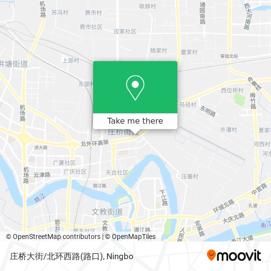 庄桥大街/北环西路(路口) map