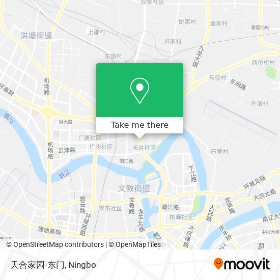 天合家园-东门 map
